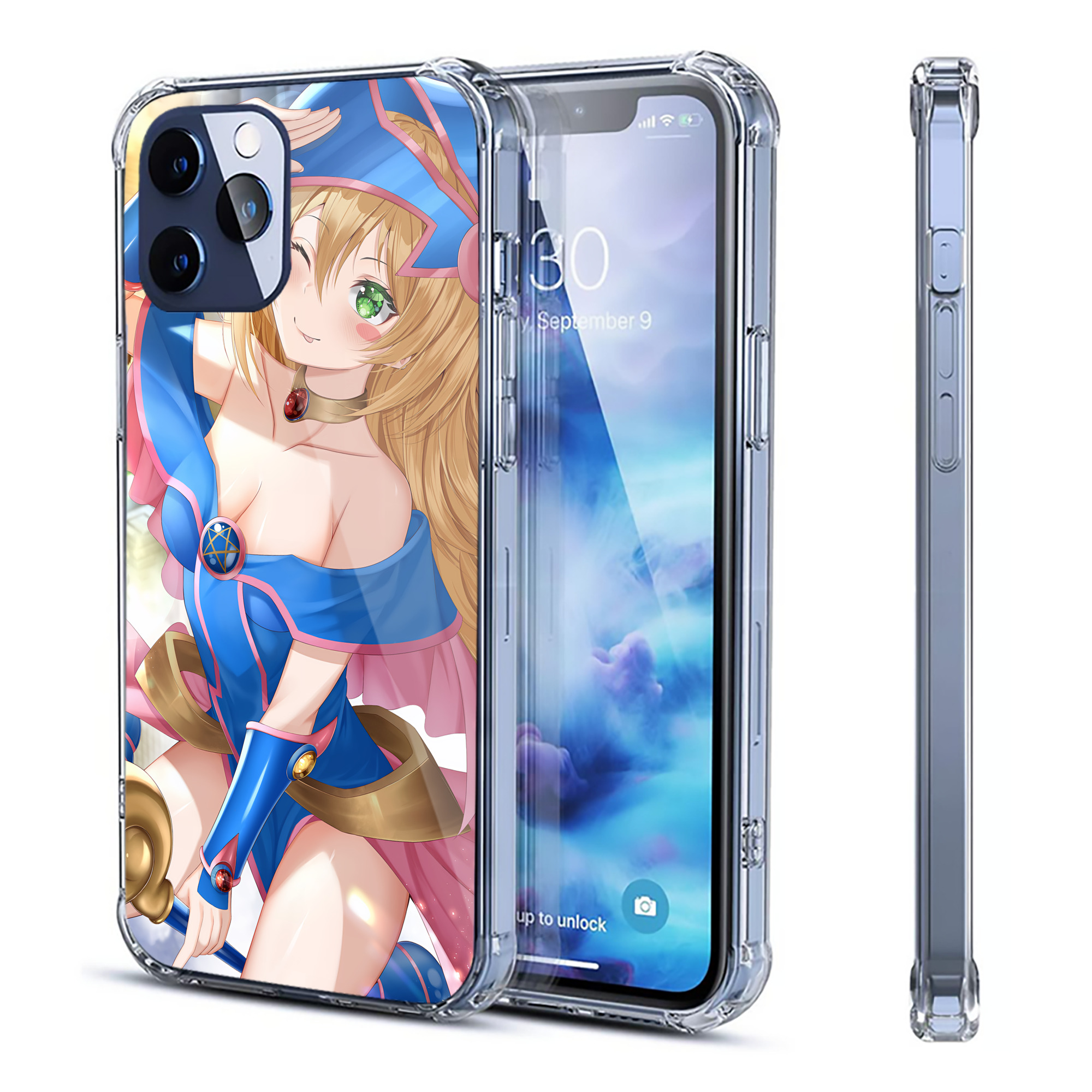 （画像用） 遊☆戯☆王 Yu-Gi-Oh! 【iPhone 12シリーズ対応】透明スマホケース（クリアソフトケース）